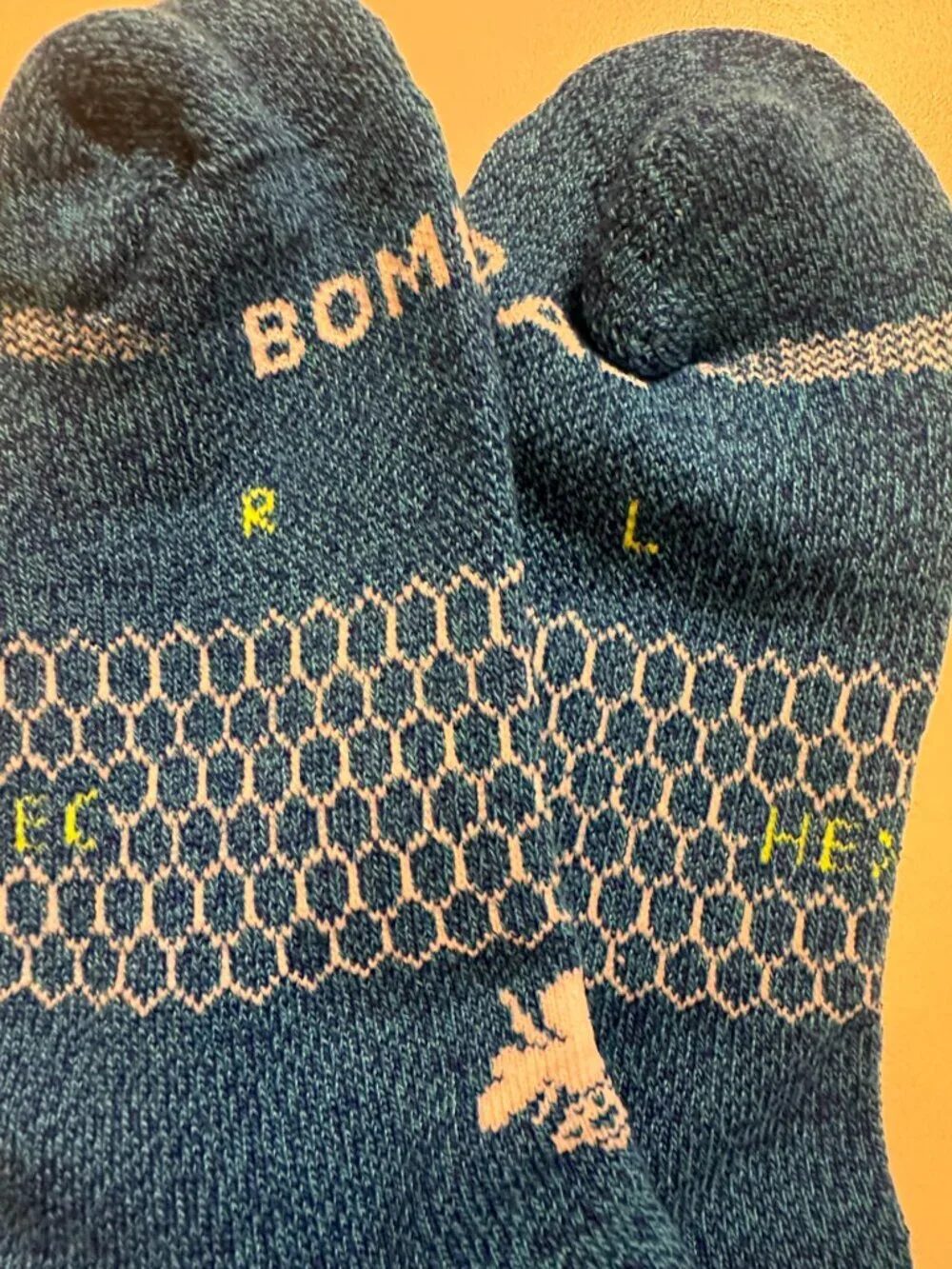 Bombas NWT 3Pair HEX-TEC SZ: Med Color: 1ea Blue, White, Black
